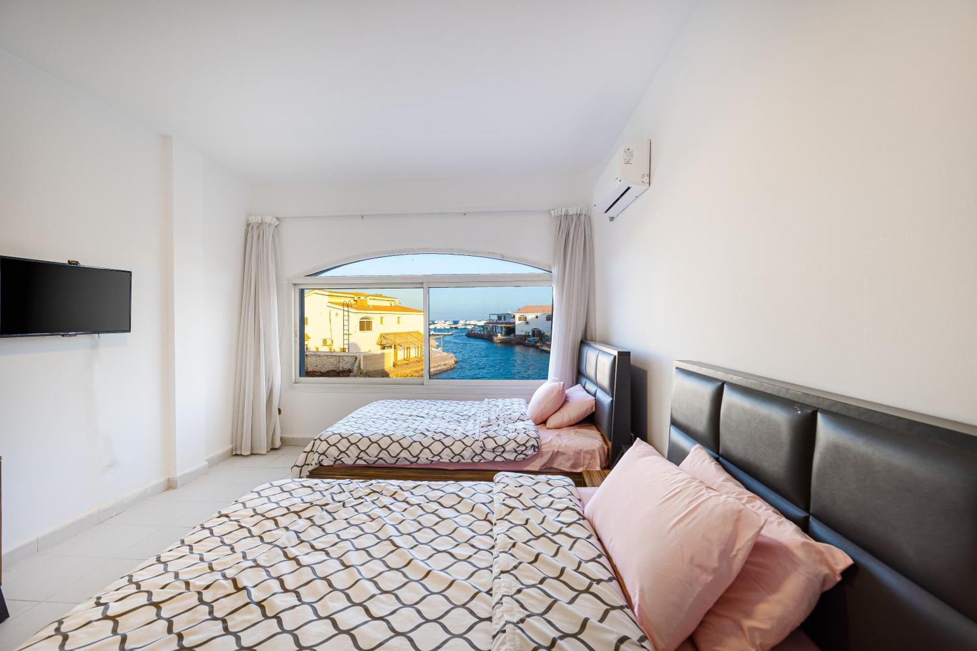 Aden Beach - Sea View Room With Beach Access In Villa Hurghada Zewnętrze zdjęcie